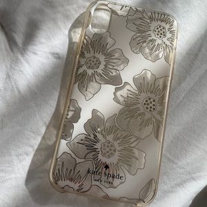 Kate Spade clear flower case (IPhone XR)